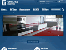 Tablet Screenshot of goyanessomoza.com